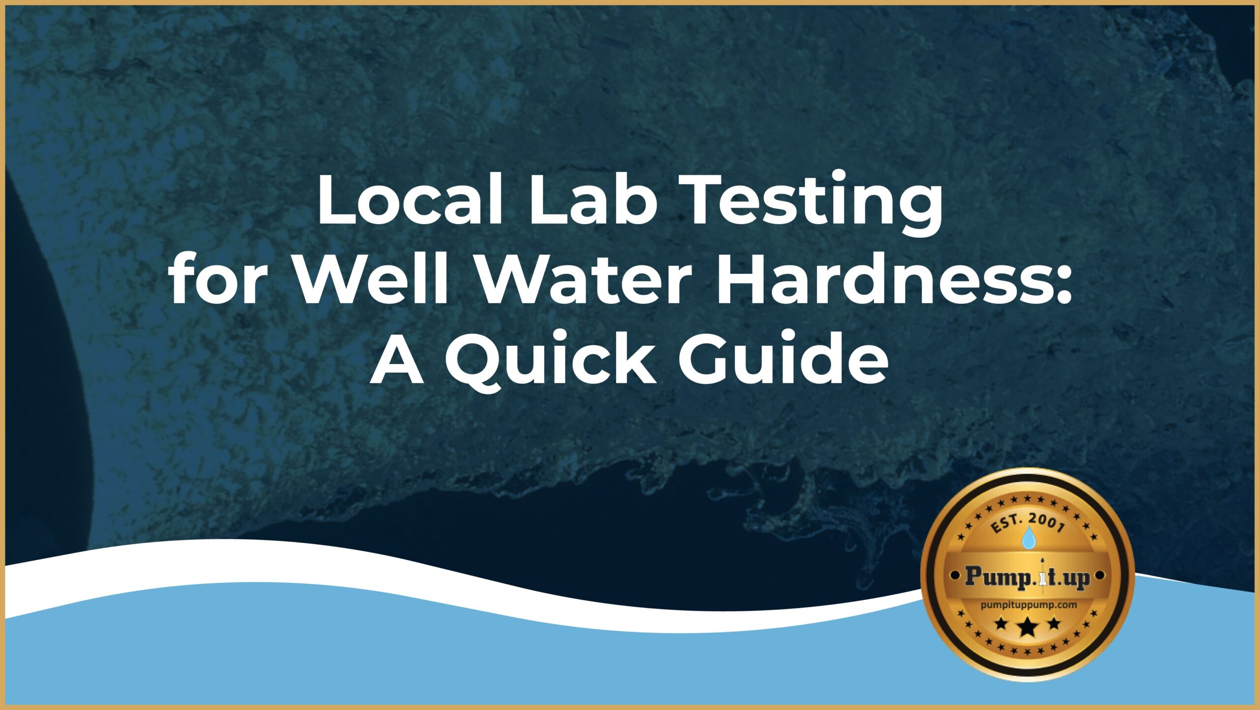 local lab testing for well water hardness
