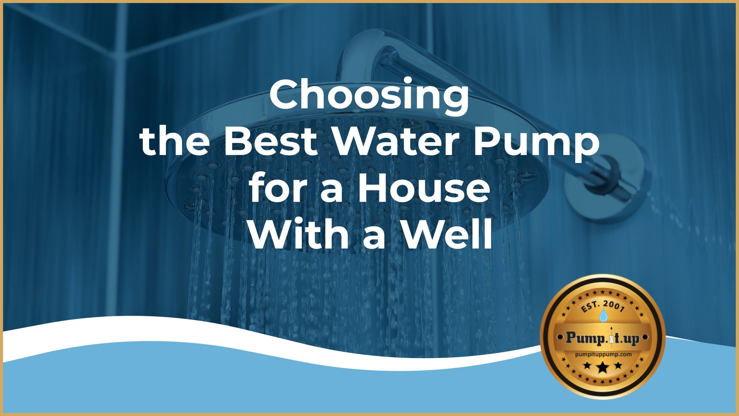 water pump for house well