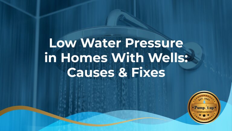 low water pressure in home with well
