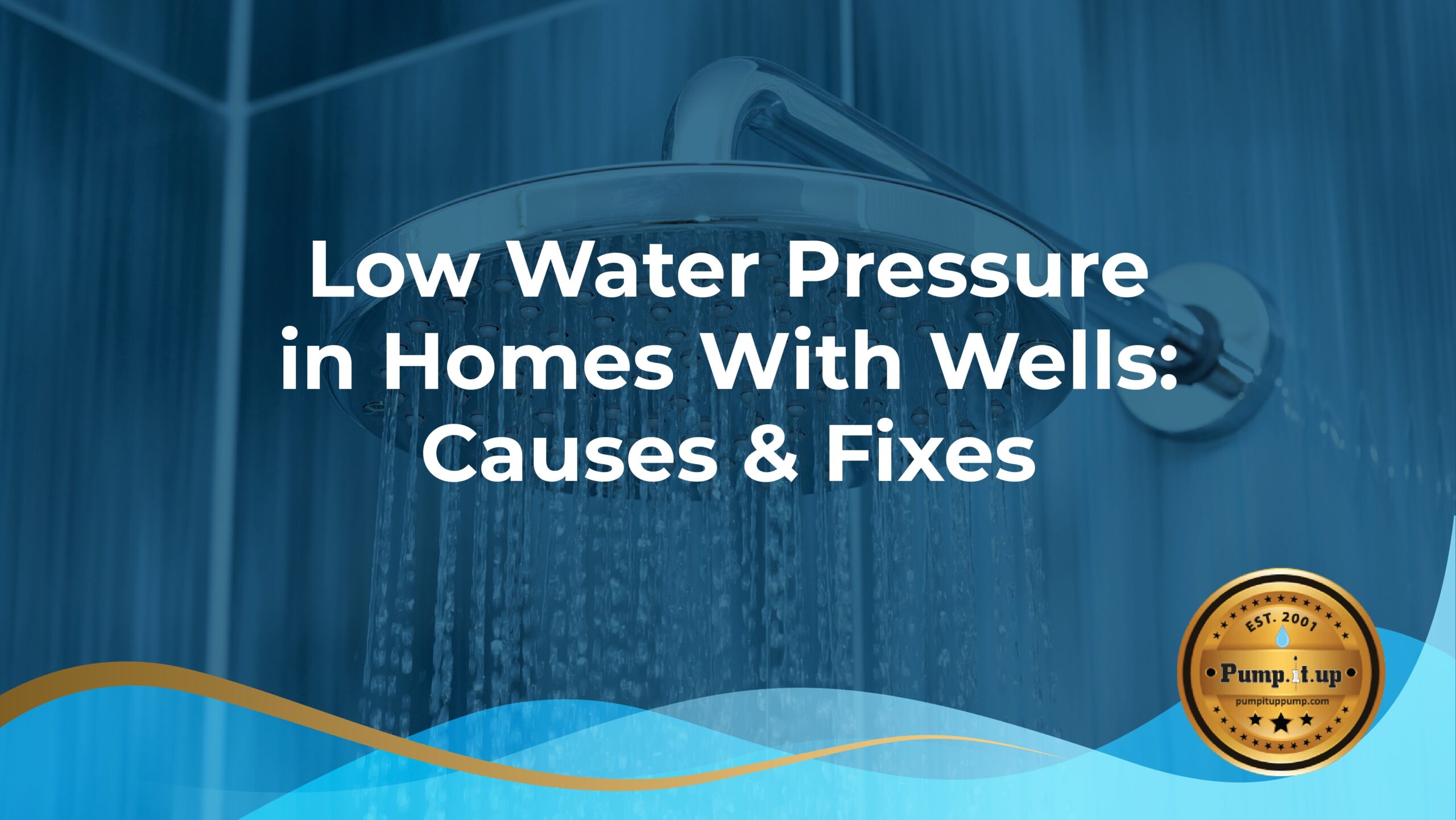 low water pressure in home with well