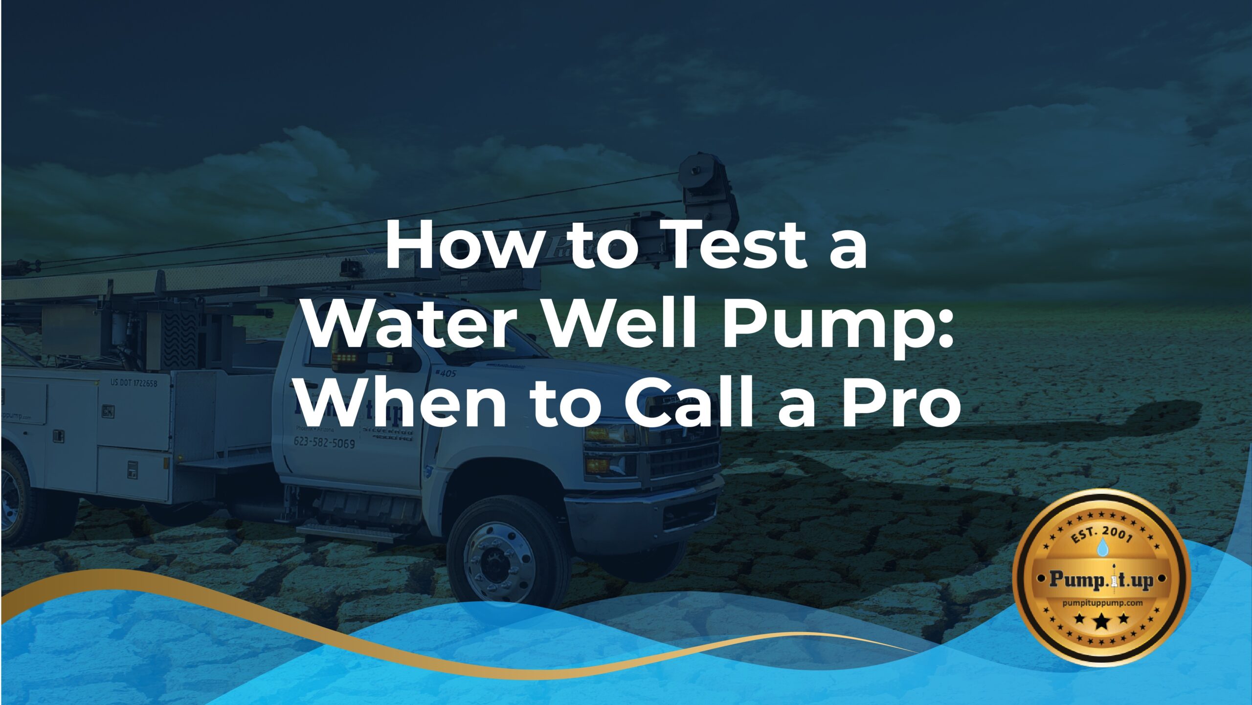 how to test water well pump
